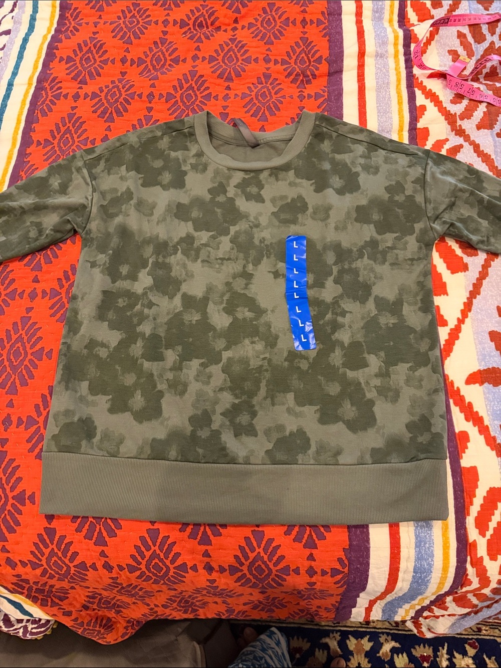 Mondetta Olive Green Camouflage Pullover
